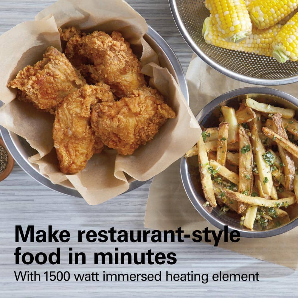 2 Qt. Stainless Steel Deep Fryer