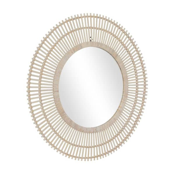 Bamboo Mira Round Mirrors - PoweredByPeople