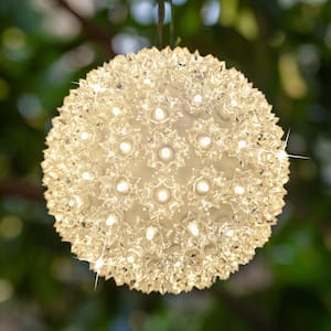 6 in. 70-Light LED Warm White Twinkle Starlight Sphere