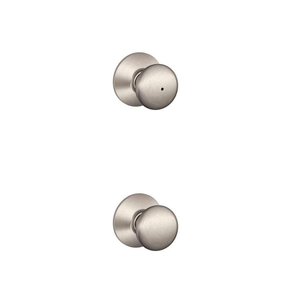 Schlage Plymouth Satin Nickel Passage Hall/Closet Door Knob F10