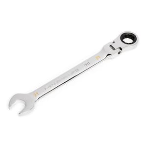 21 mm Metric 90-Tooth Flex Head Combination Ratcheting Wrench