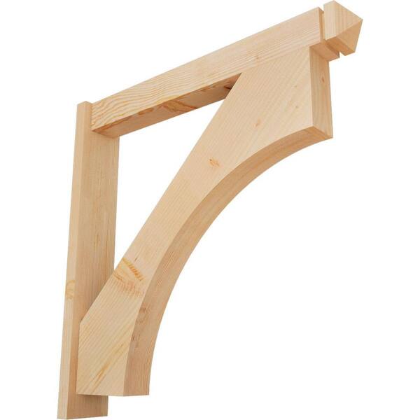 Ekena Millwork 6 in. x 36 in. x 36 in. Westlake Arts and Crafts Smooth Douglas Fir Outlooker