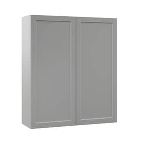 Designer Series Melvern Assembled 36x42x12 in. Wall Kitchen Cabinet in Heron Gray