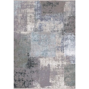 Jazz 5 ft. 3 in. X 7 ft. 7 in. Multi Abstract Indoor Area Rug