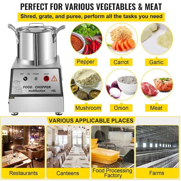 1pc Electric Stainless Steel Food Processing Machine With Meat