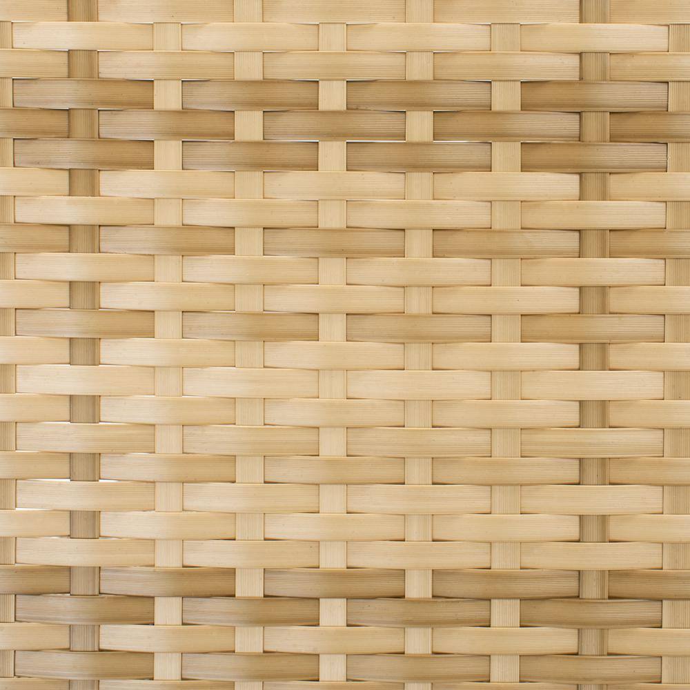 Close-up of the natural wicker woven texture.