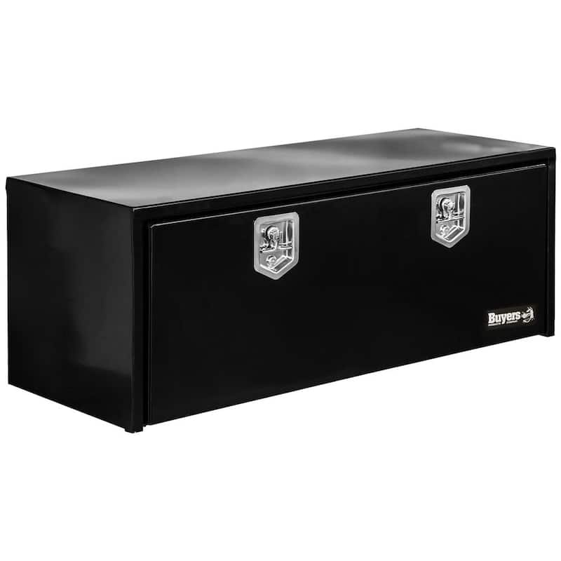 18 in. x 24 in. x 48 in. Gloss Black Steel Underbody Truck Tool Box