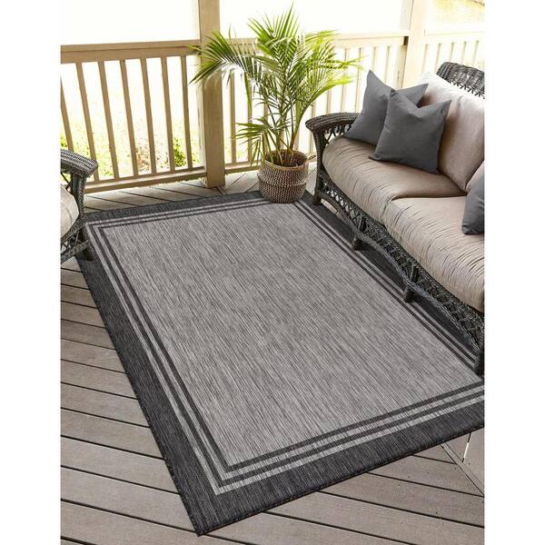 Beige Pergamon Anzlie Faded Washable Indoor/Outdoor rug - Outdoor Rectangle  6' 7 x 9' 4