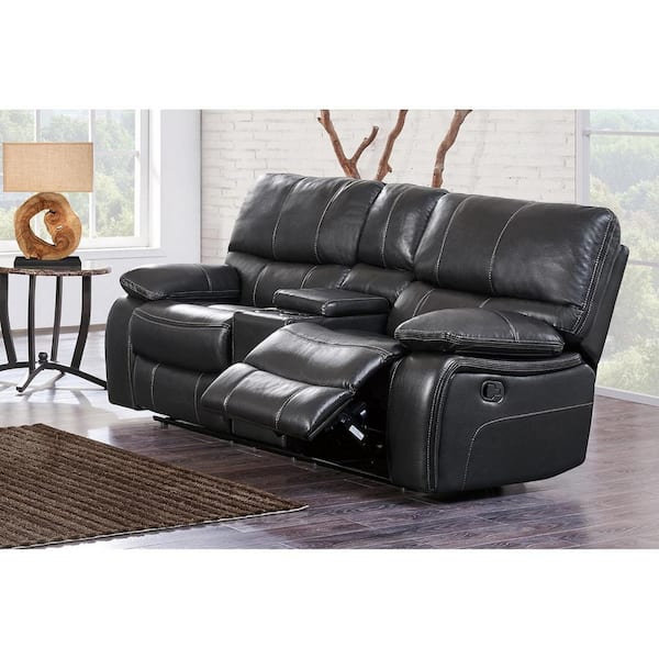 2 seater grey recliner