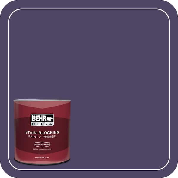 BEHR ULTRA 1 qt. #S-H-650 Berry Charm Extra Durable Flat Interior Paint & Primer