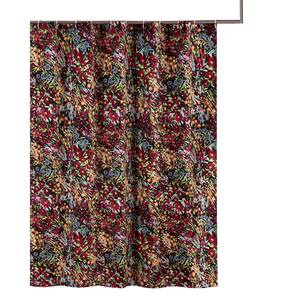 Alice Midnight 72 in. x 72 in. Multi-Colored Polyester Shower Curtain