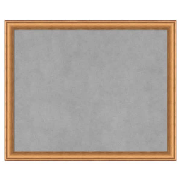 Amanti Art Salon Scoop Copper 22 in. x 18 in. Framed Magnetic Board