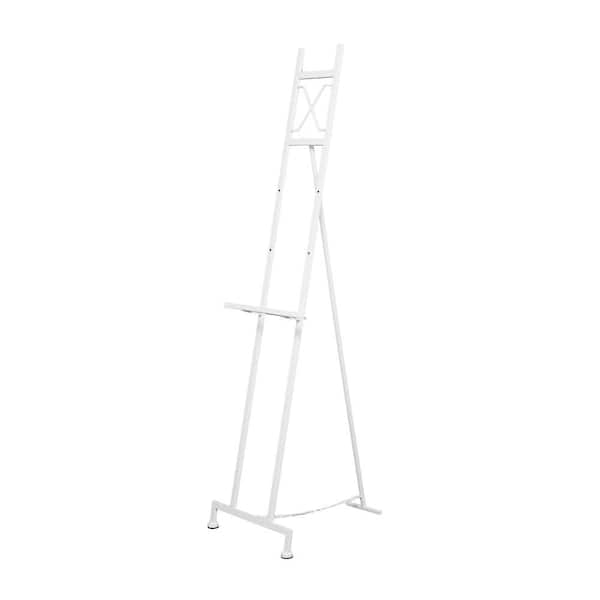 Litton Lane White Metal Easel