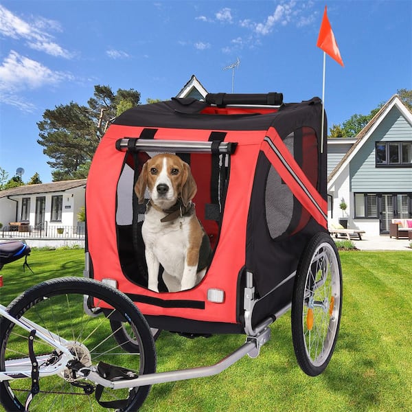 Kahomvis Outdoor Heavy-Duty Foldable Utility Pet Stroller Dog
