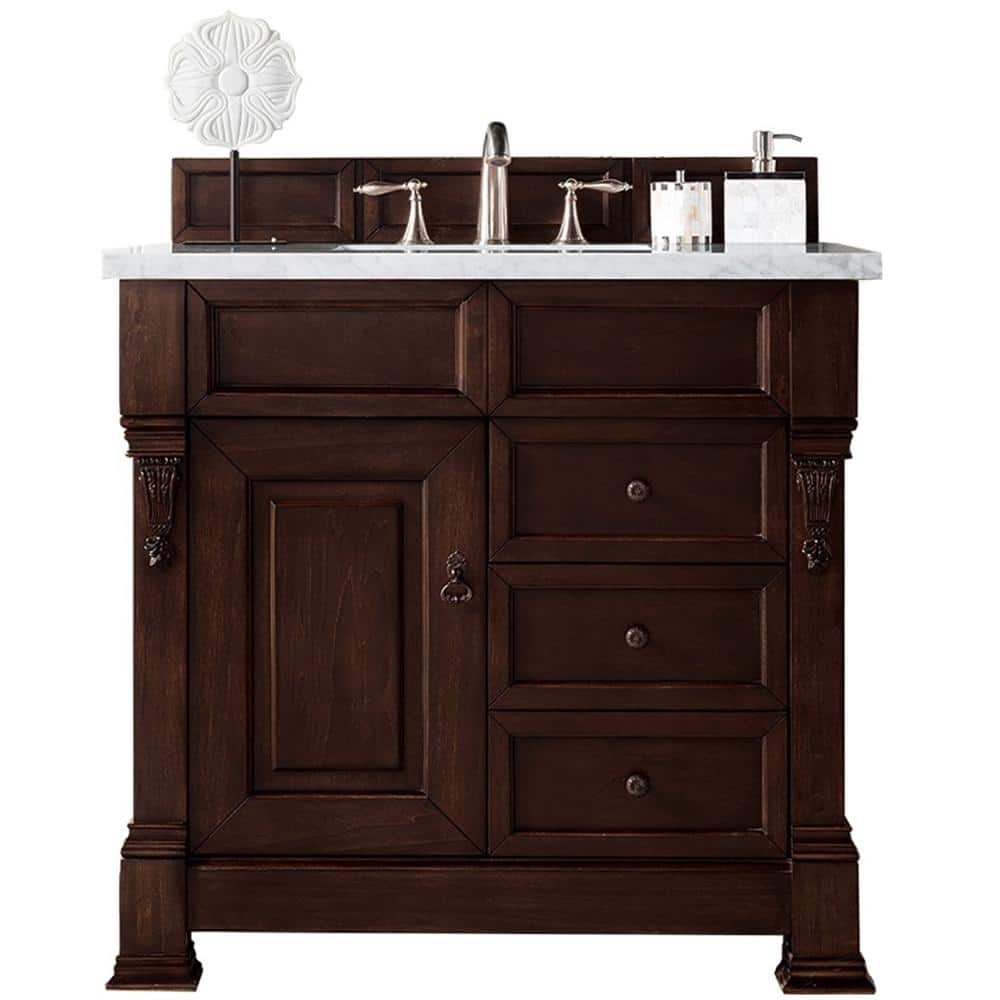 Brookfield 36 in. W x 23.5 in. D x 34.3 in. H Single Bath Vanity in Burnish