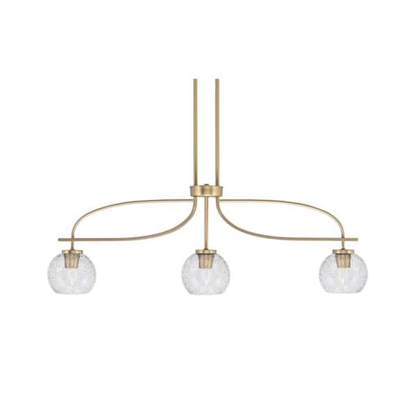 Uolfin 35.5 in. 5-Light White Kitchen Island Chandelier, Mid Uolfin 35.5 in. 5-Light White Kitchen Island Chandelier, Mid