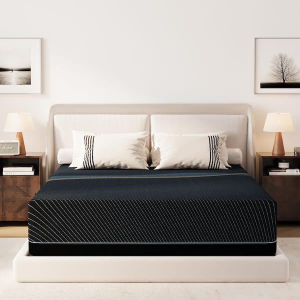 Crystli Queen Size Medium Firm Gel Memory Foam 14 in. Bed-in-a-Box