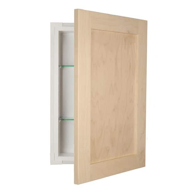 Silverton 14 In X 28 4 Recessed Medicine Cabinet Unfinished Fr 228 Unf Door The Home Depot Recessed Medicine Cabinet, Home Depot Medicine Cabinets Without Mirrors
