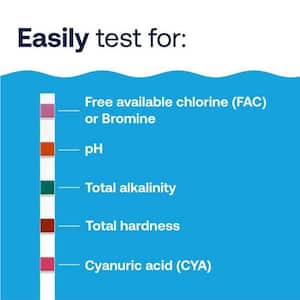 6-Way Pool Care Test Strips (30 ct.)
