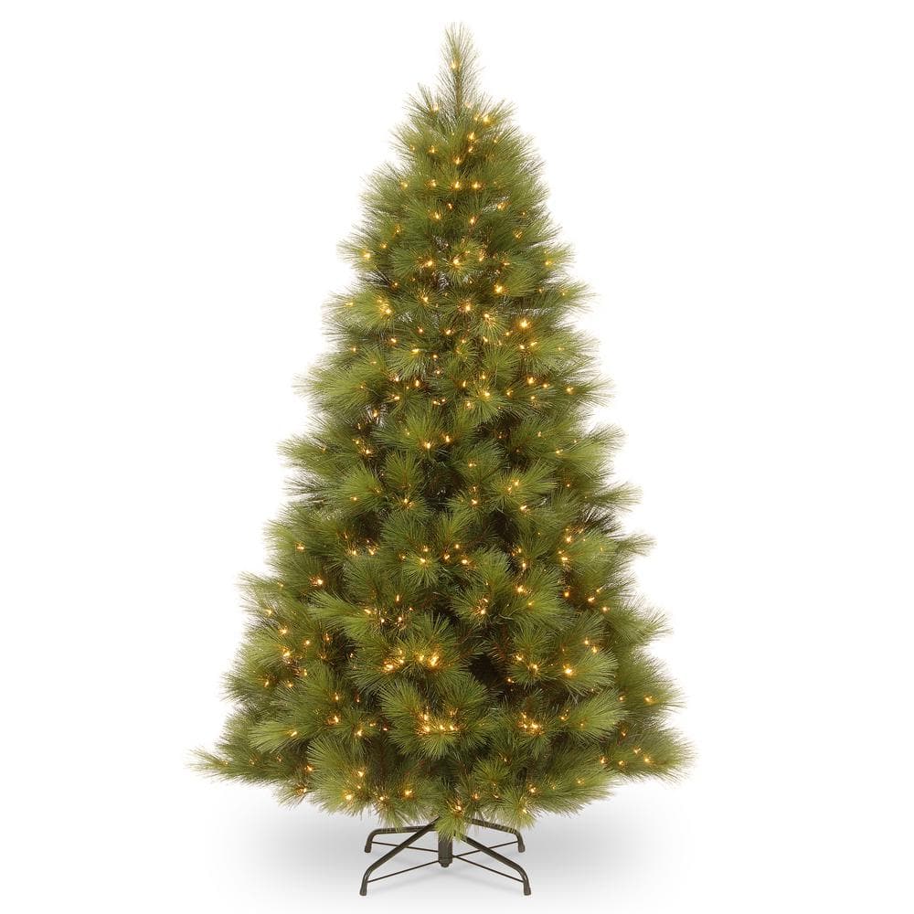 National Tree Company 6 ft. PreLit North Valley Spruce Artificial Christmas Tree with 400 Clear Lights