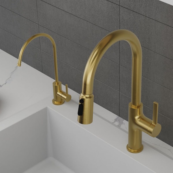 Karran Kestrel Single Handle Beverage Faucet in Spot-Free Brushed