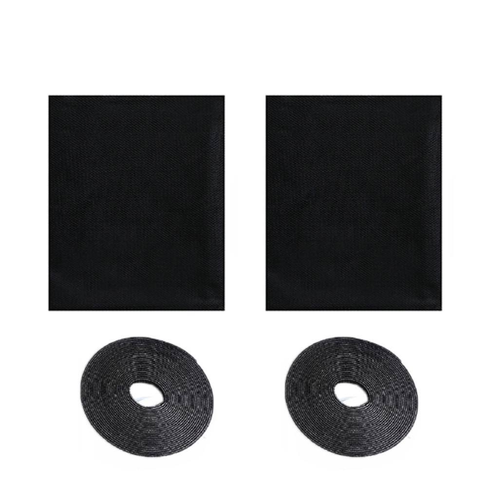 Wellco 60 in. x 80 in. Black DIY SelfAdhesive Window Screen Netting Mesh, Insect Screen Roll 2