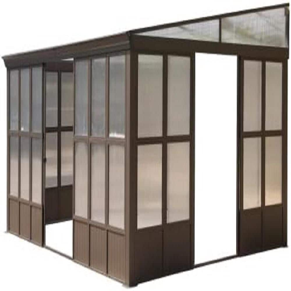 20 ft. x 12 ft. Sunroom Aluminum Double Hardtop Gazebo with PC Mesh Screen price history on PriceWatchPro