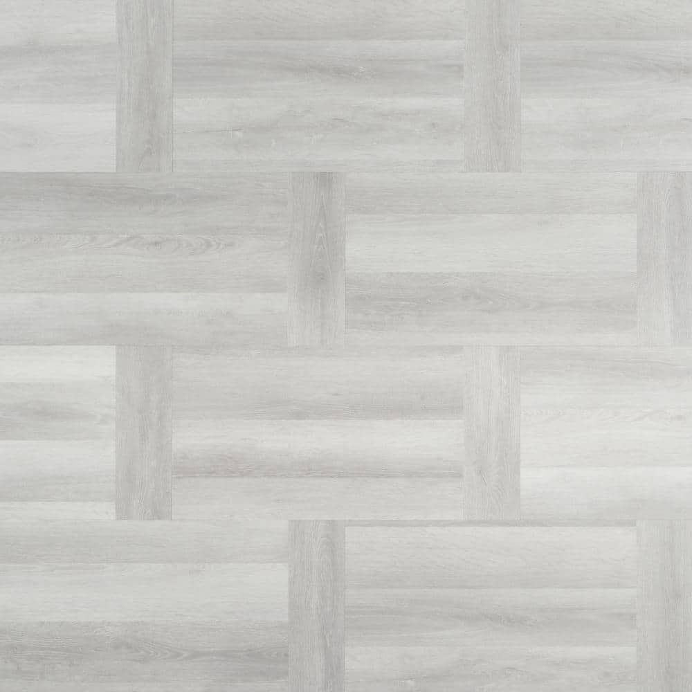 Stacy Garcia Chic Parquet 20 MIL Silver 12 in. x 24 in. Click Lock Waterproof Luxury Vinyl Flooring (28.04 Sq. Ft./Case) price history on PriceWatchPro
