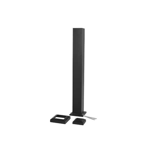 WESTBURY Tuscany 4 in. x 4 in. x 47 in. Bronze Aluminum C10 Post Level Rail 173416TBZ