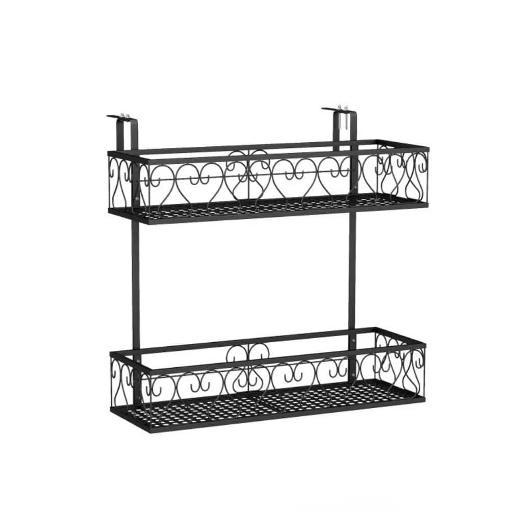 Flower Pot Holder with Adjustable Metal Hooks and 2 Planter Baskets price history on PriceWatchPro