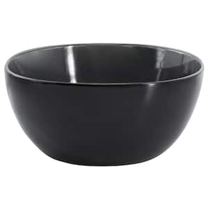 Urban Cafe 10.3 in. 45 fl. oz. Gray Stoneware Serving Bowl