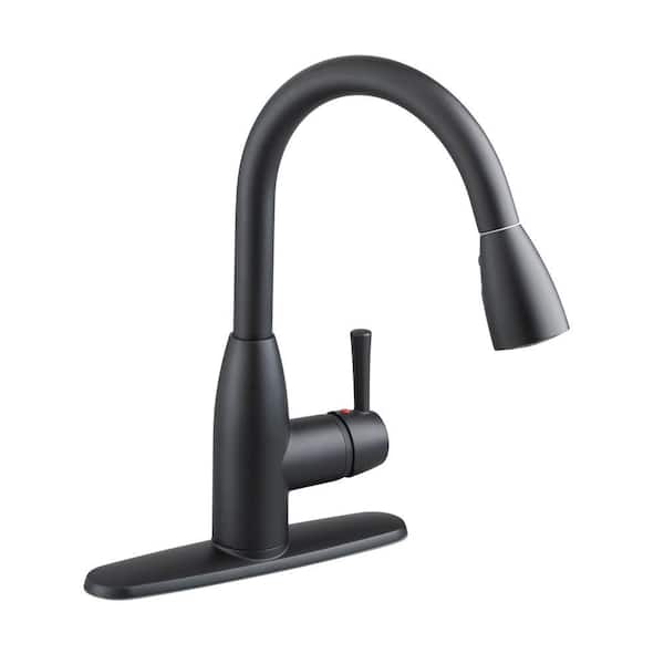 American Standard Fairbury Single-Handle Pull-Down Sprayer Kitchen Faucet in Matte Black