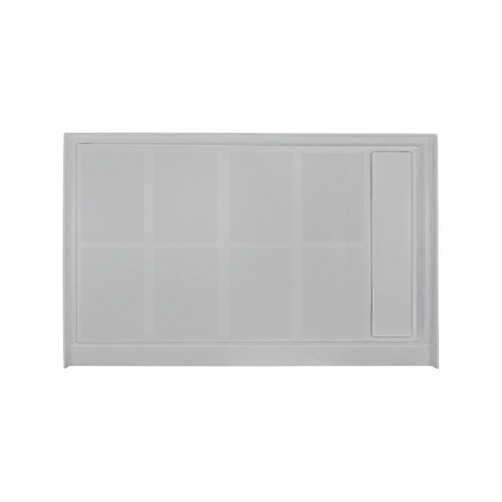 Gray 30'' x 60'' Resin Rectangular Shower Base with Right Hand Drain