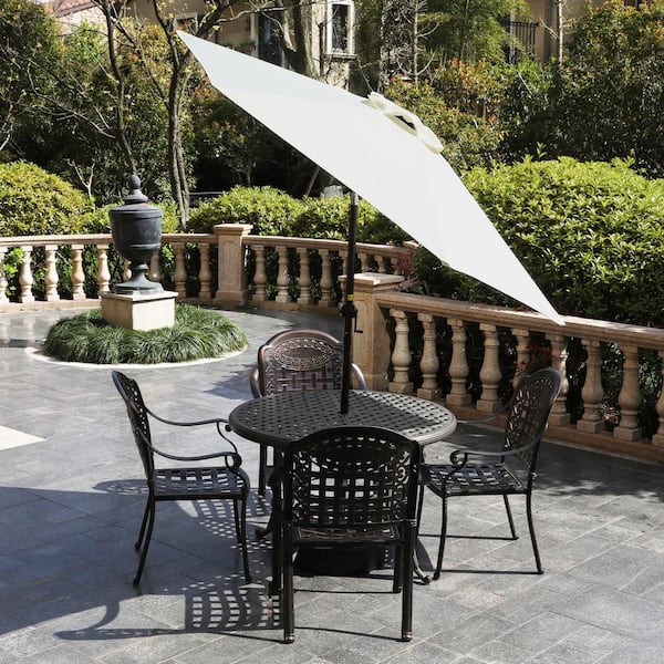 SUNVIVI 7.5 ft. Patio Umbrella Outdoor Table Market Umbrella