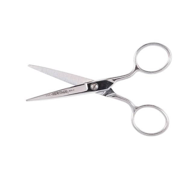Klein Tools 5 in. Large Ring Embroidery Scissor G405LR - The Home Depot
