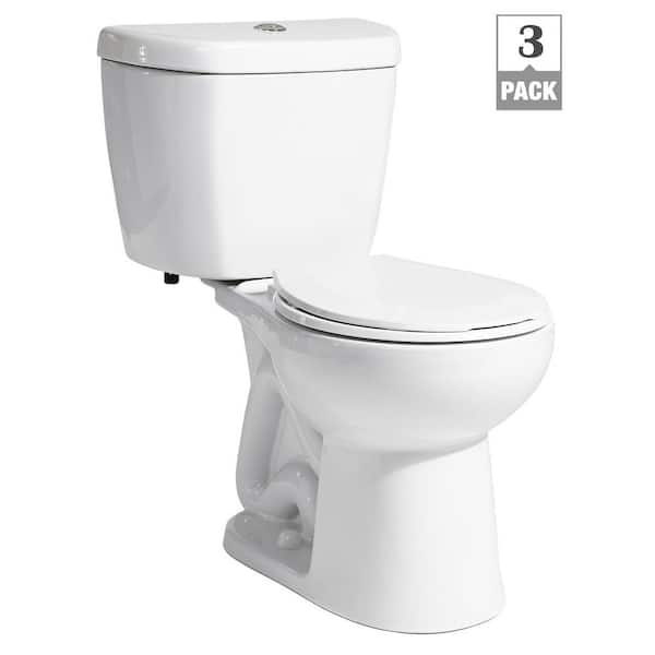 Reviews for Niagara Stealth 2-Piece 0.8 GPF Single Flush Round Front Toilet  in White, Seat Included (3-Pack)
