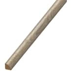 Natural Oak Washed 19 mm Thick x 3/4 in. Wide x 94 in. Length Coordinating Vinyl Quarter Round Molding