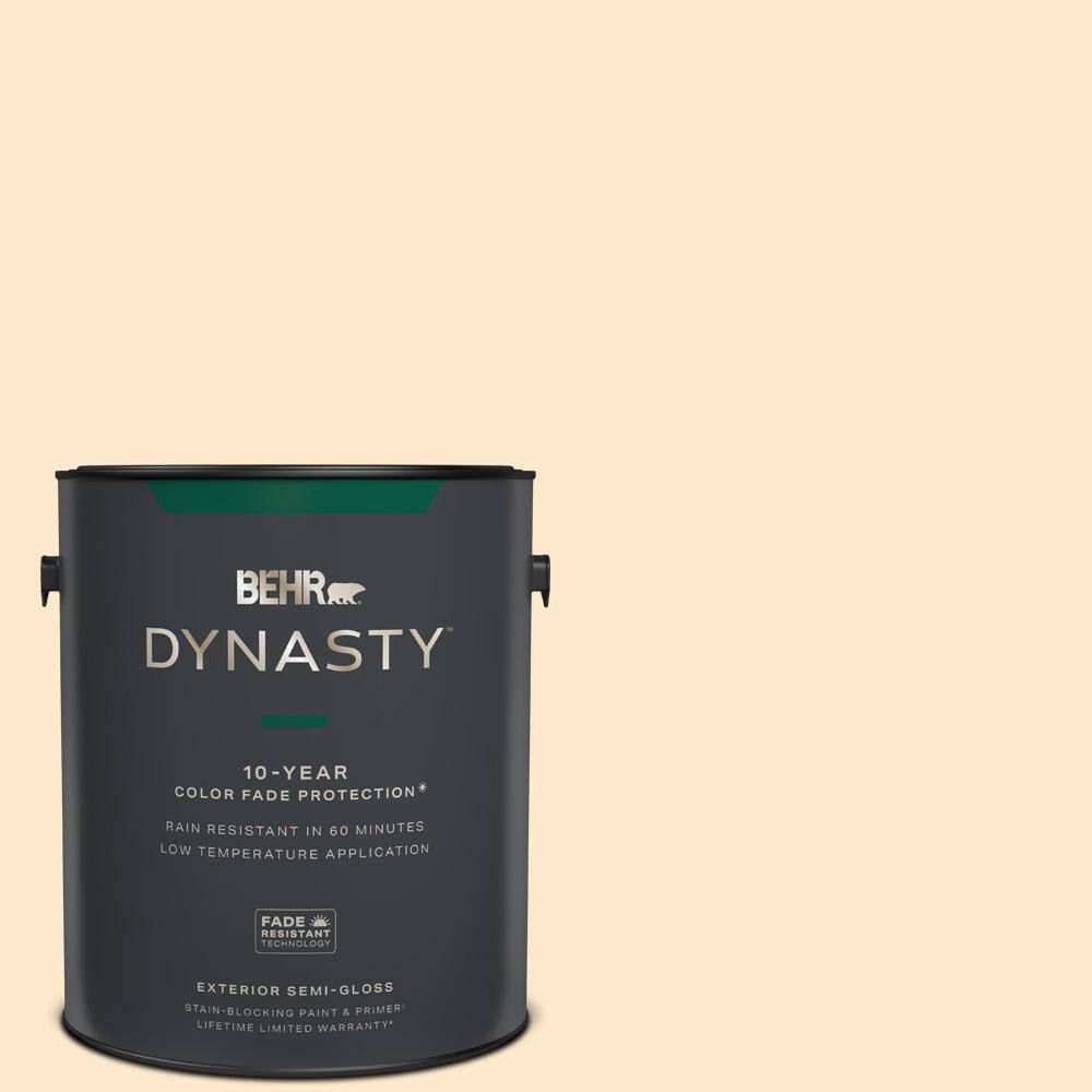 BEHR DYNASTY 1 gal. YLW02 Spanish Lace SemiGloss Exterior Stain