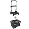 DEWALT TSTAK Stackable Utility Cart Trolley And TSTAK VI 17 In