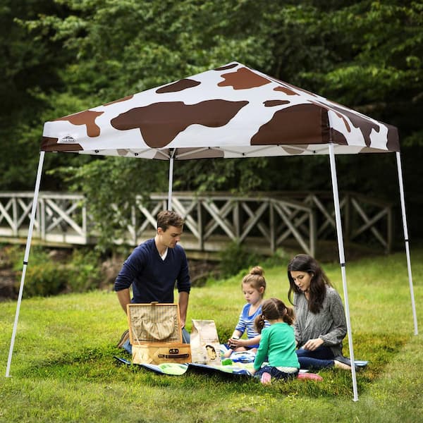 EAGLE PEAK 10 ft. W x 10 ft. D Slant Leg Pop-Up Canopy Tent