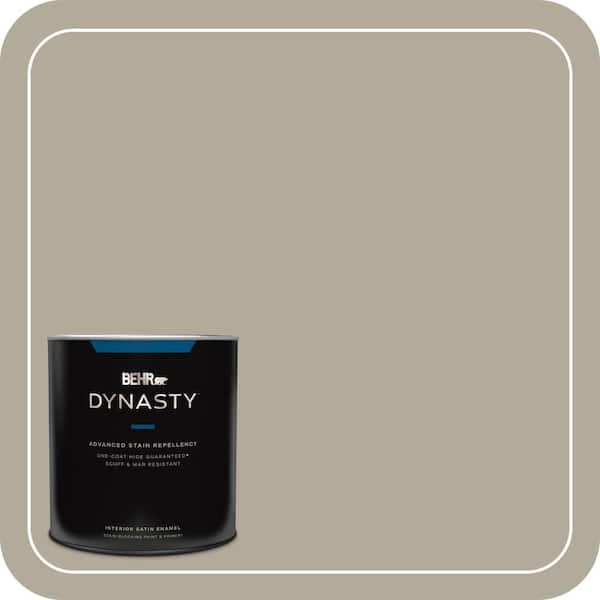 BEHR DYNASTY 1 qt. #ECC-47-1 Mountain Shade Satin Enamel Interior Stain-Blocking Paint & Primer