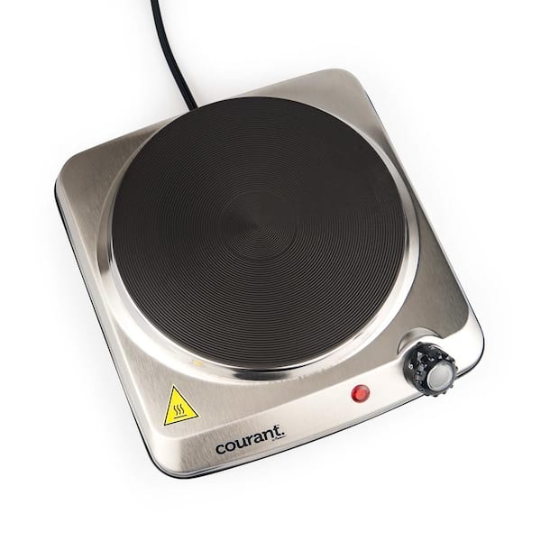 Courant 9.84-in 1 Element Stainless Steel Electric Hot Plate | WCEB1105ST697