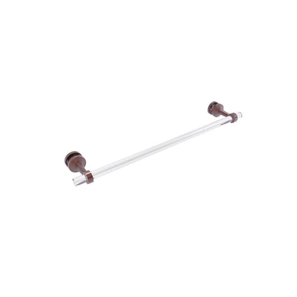 Allied Brass Pacific Beach Collection 24 in. Over-the-door Single Towel Bar in Antique Copper