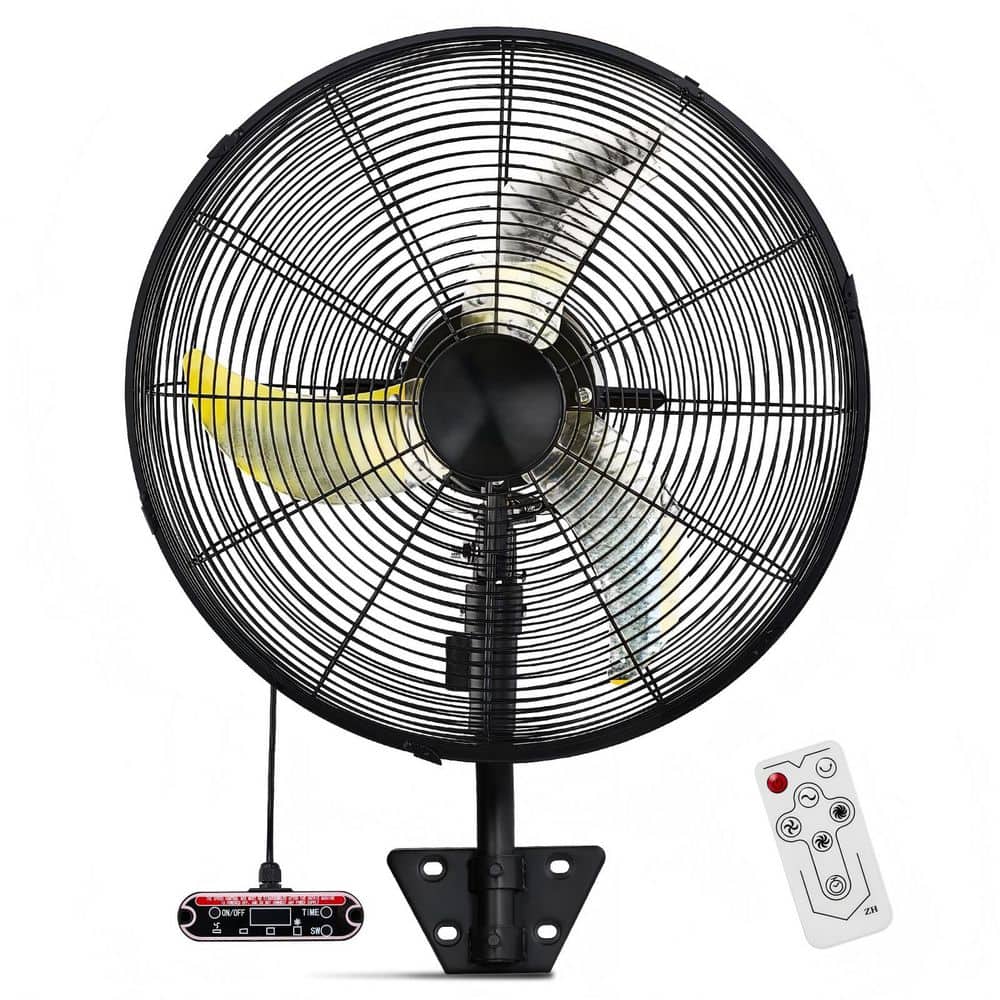 20 in. 4-Speed Oscillating High Velocity Indoor/Outdoor Wall Mount Fan with Touch Screen and Remote Control price history on PriceWatchPro