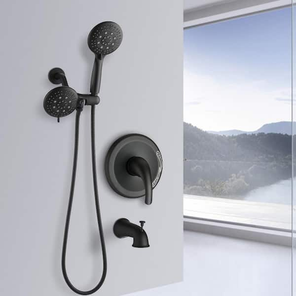 Single Handle Single Function Bathroom Shower Set - Silver