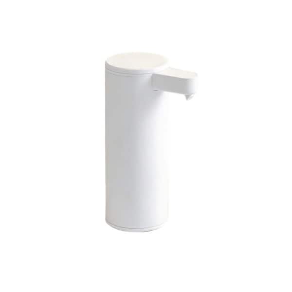 Automatic Liquid Soap Dispenser Touchless, Rechargeable with Sensor for Bathroom, Commercial in White