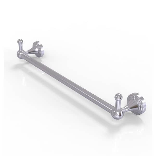 Allied Brass Sag Harbor Collection 18 in. Wall Mounted Single Towel Bar in Satin Chrome