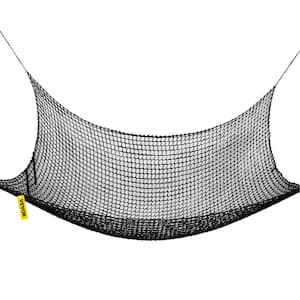 Climbing Cargo Net 10.5 x 10.5 ft. Polyester Double Layers Cargo Net Climbing Outdoor with 500 lb. Load Rope Bridge Net