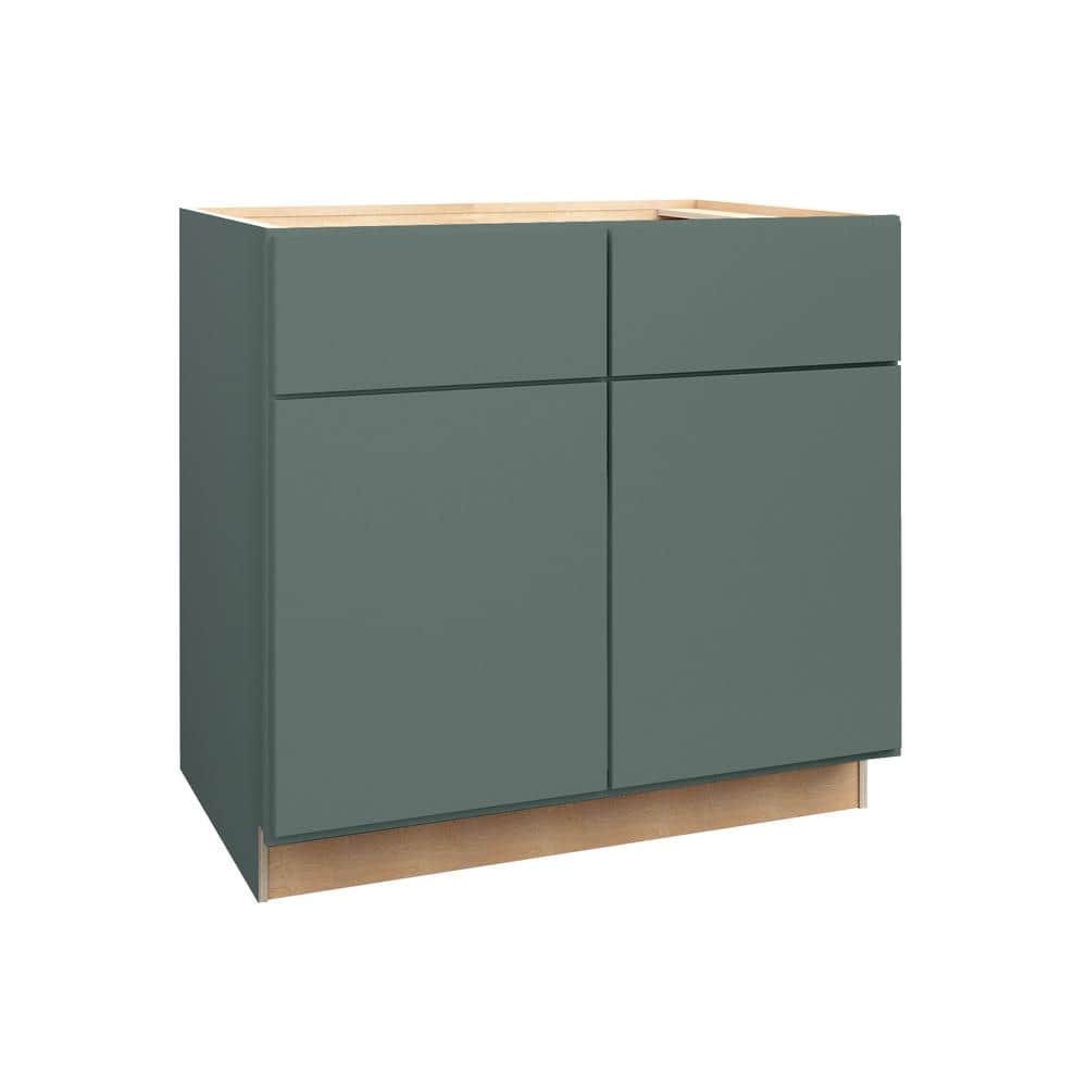Hargrove 36 in. W x 21 in. D x 34.5 in. H Assembled Plywood Sink Base Bath 