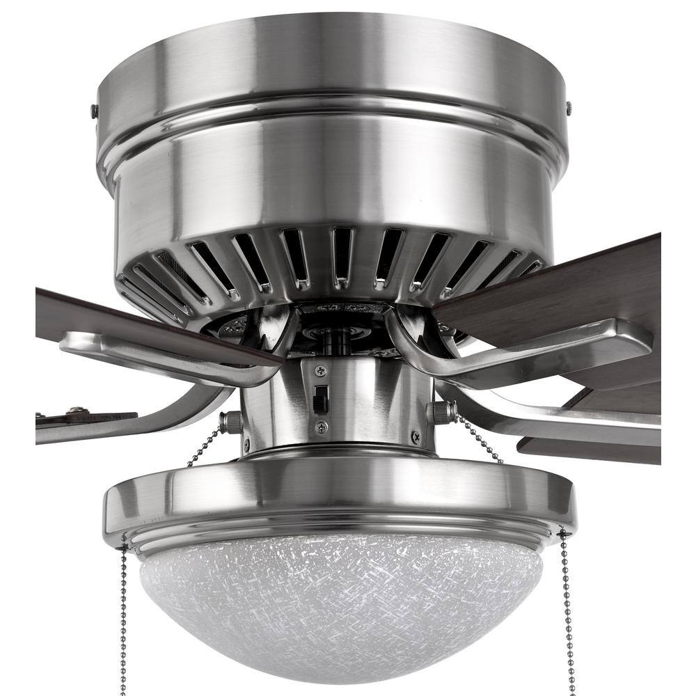 Belanova 52'' Brushed Nickel LED Ceiling Fan with Reversible Blades